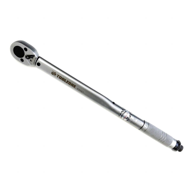 Torque Wrench 1/2 Drive 42-210nm Calibration Certificate Locking Nut - Toolzone KDPSS021