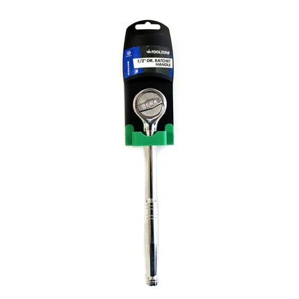 Ratchet Handle 1/2 Drive Polished Chrome Quick Release - Toolzone KDPSS241