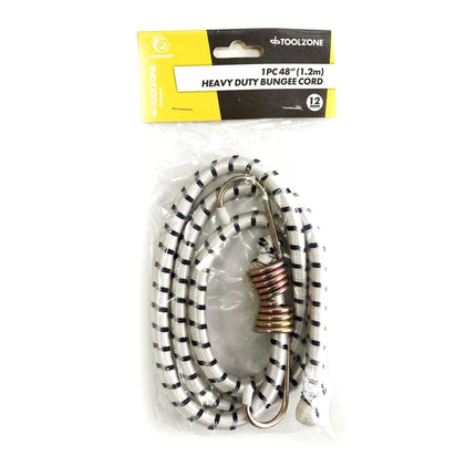 Bungee 1PC 48 12mm With Hooks - Toolzone KDPTD003