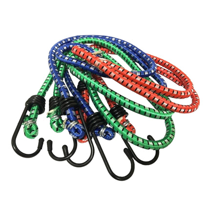 Bungees 3PC 40 8mm With Hooks - Toolzone KDPTD005