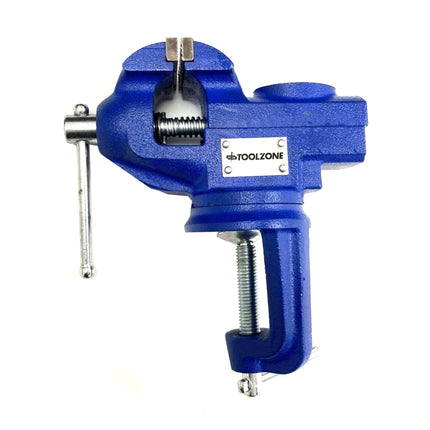 Swivel Table Vice 2 50mm Jaw Width 60mm MAX Opening - Toolzone KDPVC035