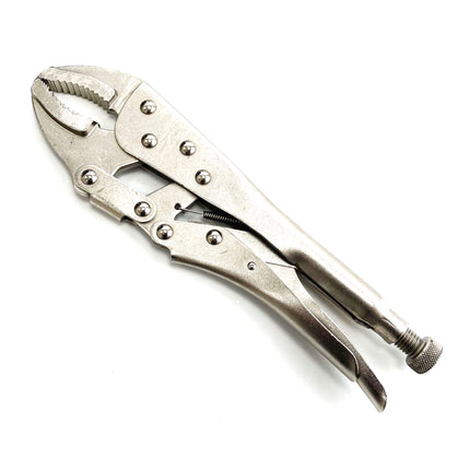 Locking Pliers Jumbo 12 Curved Jaw MAX Jaw Size 70mm - Toolzone KDPWR133