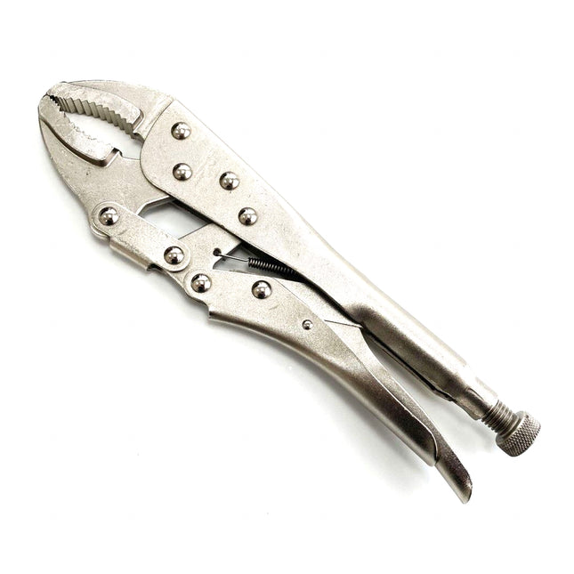 Locking Pliers Jumbo 12 Curved Jaw MAX Jaw Size 70mm - Toolzone KDPWR133