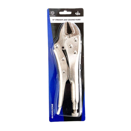 Locking Plier Straight Jaw 10 - Toolzone KDPWR169