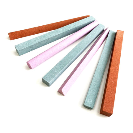Sharpening Stone Set 7PC 6 180 And 240 Grit Mixed Shapes - Toolzone KDPWW068