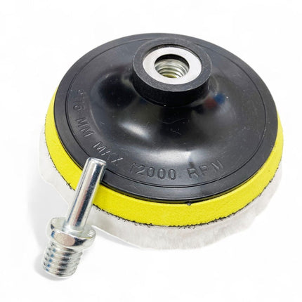 Sanding And Buffing Kit 12 Pieces 115mm With M14 Arbor - Toolzone KDPAB171