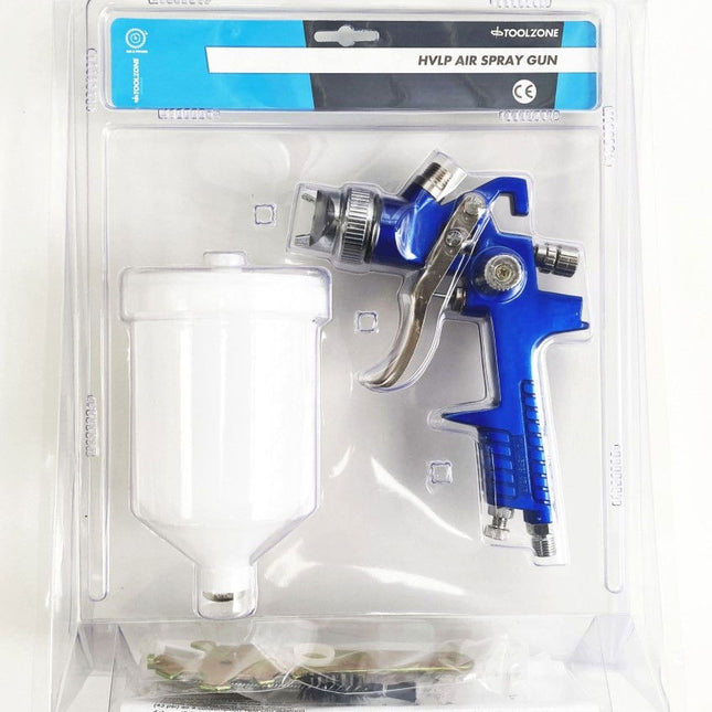 Hvlp Air Paint Spray Gun Nozzle 1.4mm Container 600ml - Toolzone KDPAT031