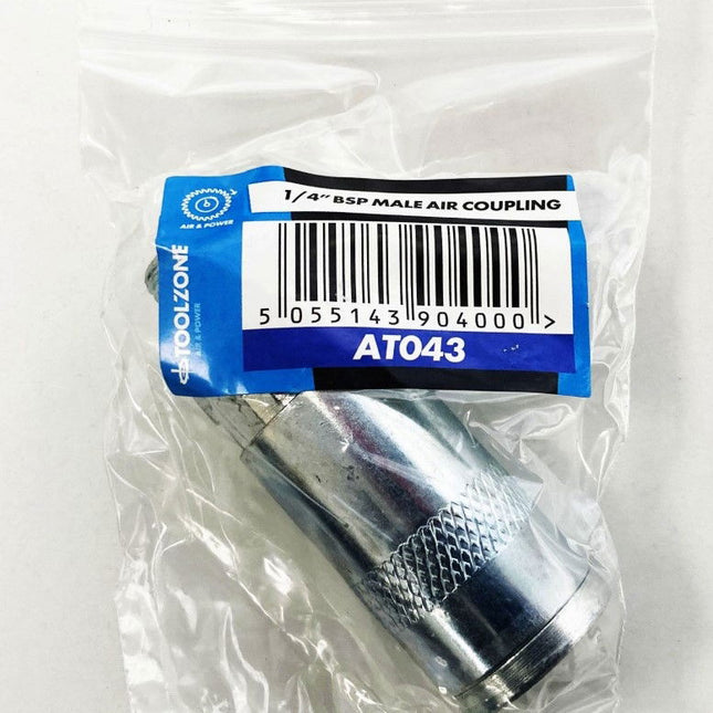 Air Coupling Quick Release 1/4 Bsp Male Thread - Toolzone KDPAT043