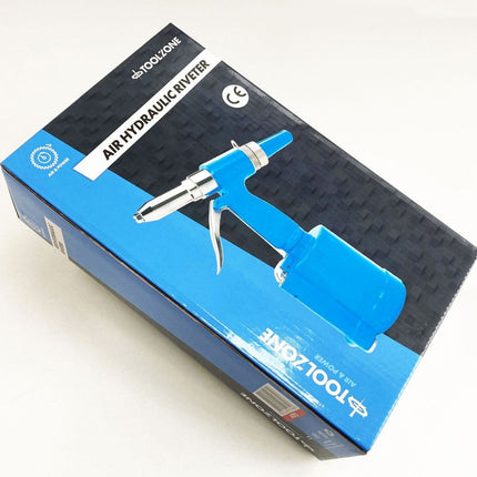 Air Hydraulic Riveter 3/16 Ce Approved Nozzle Sizes 2.4/3.2/4.0/4.8mm Air Inlet 1/4 bsp - Toolzone KDPAT075