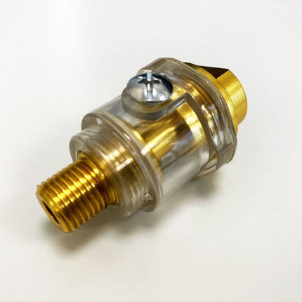Mini In Line Oiler 1/4 bsp For Air Tools Includes Condensation Valve - Toolzone KDPAT096
