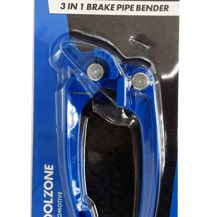 Brake Pipe Bender 3 In 1 3mm 4.75mm 6mm Aluminium Alloy - Toolzone KDPAU031