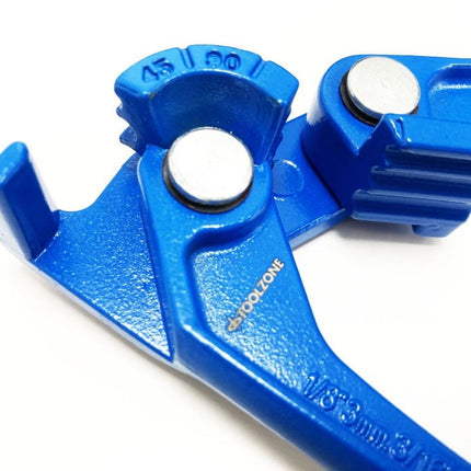 Brake Pipe Bender 3 In 1 3mm 4.75mm 6mm Aluminium Alloy - Toolzone KDPAU031