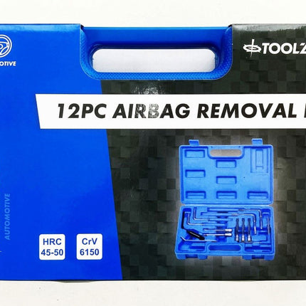 Airbag Removal Kit 12pc Torx Drive With Case - Toolzone KDPAU055