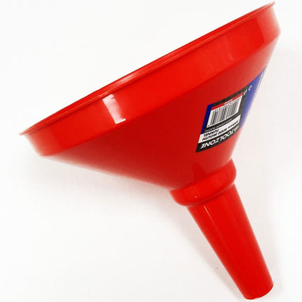 Plastic Funnel Orange 200mm - Toolzone KDPAU250
