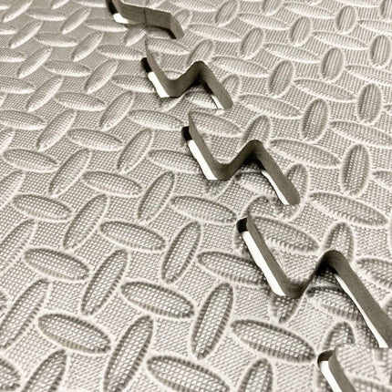 Anti Fatigue Foam Flooring 6pc 600 x 600mm Covers 2.23m² - Toolzone KDPAU305