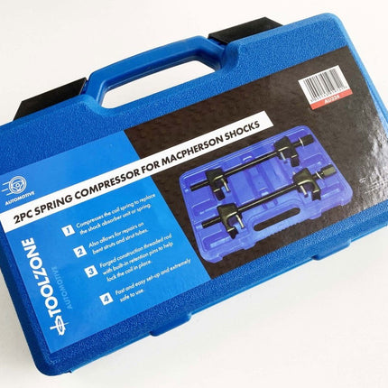 Spring Compressor 2pc With Locking Pins - Toolzone KDPAU324