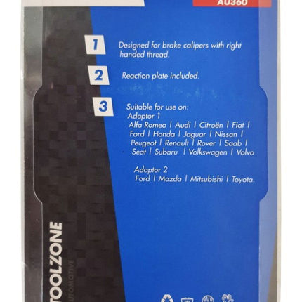 Brake Caliper Rewind Tool Right Hand - Toolzone KDPAU360