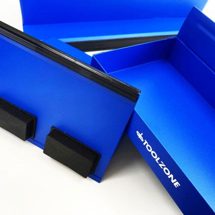 MAGNETIC TOOL TRAY SET 4pc 310x115mm 270x115mm 210x115mm 155x115mm - TOOLZONE KDPAU365
