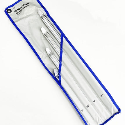 Tyre Lever Set 4pc 12 16 18 24 With Tetron Pouch - Toolzone KDPAU373