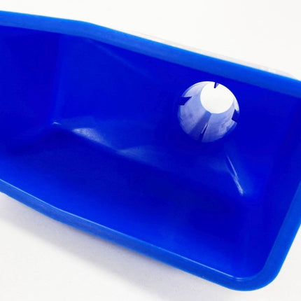 Plastic Square Funnel 0.85 l Offset Tapered Spout - Toolzone KDPAU389