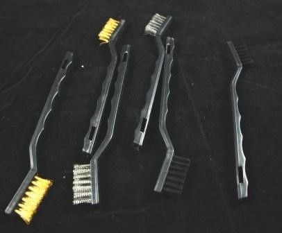 Mini Brush Set 6PC Assorted 175mm - Toolzone KDPBR009