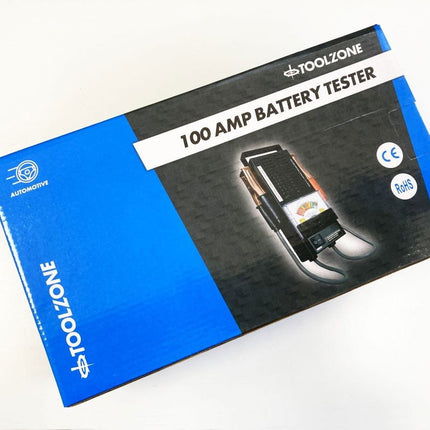 Battery Tester 6/12v 100A Analogue Display 0-16vdc - Toolzone KDPBT030