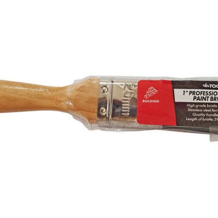 Paint Brush 1 Professional Wooden Handle - Toolzone KDPDC134