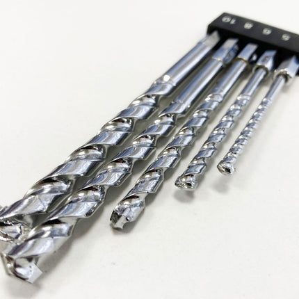 Masonry Drill Bit Set 5PC Hex Shank 4-10mm Tct Tipped - Toolzone KDPDR028