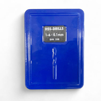 Drill Bit Set Hss 51PC 1-6mm In 0.1mm Increments - Toolzone KDPDR041