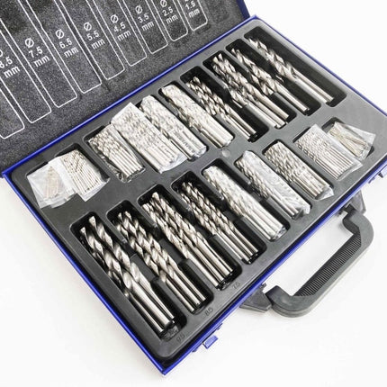 Drill Bit Set Hss Metric 170PC 1-8mm - Toolzone KDPDR057