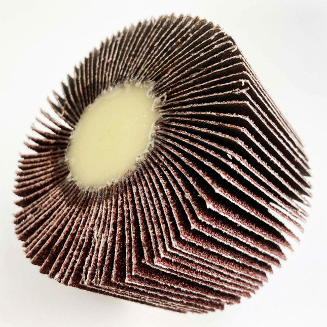 Flap Wheel For Drill 80x50mm 60 grit 6mm Spindle - Toolzone KDPDR181