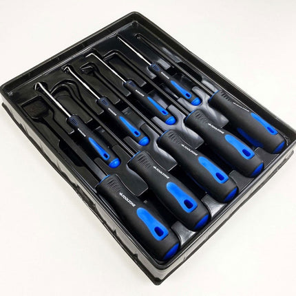 Scraper And Hook Set 9 Piece Chrome Vanadium Steel - Toolzone KDPHB193