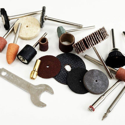 Rotary Accessory Kit 150pc For Grinding Polishing Cutting Drilling - Toolzone KDPHB261