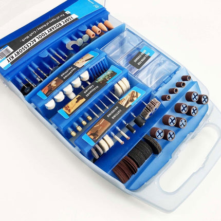 Rotary Accessory Kit 150pc For Grinding Polishing Cutting Drilling - Toolzone KDPHB261
