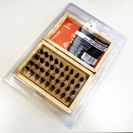 Letter And Number Stamps 36pc 5mm Height 60mm Length - Toolzone KDPHB274