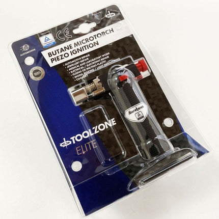 Butane Microtorch Piezo Ignition - Toolzone KDPHB289