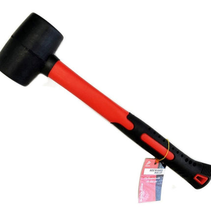 Rubber Mallet 8oz Fibre Handle - Toolzone KDPHM004