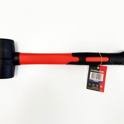Rubber Mallet 8oz Fibre Handle - Toolzone KDPHM004