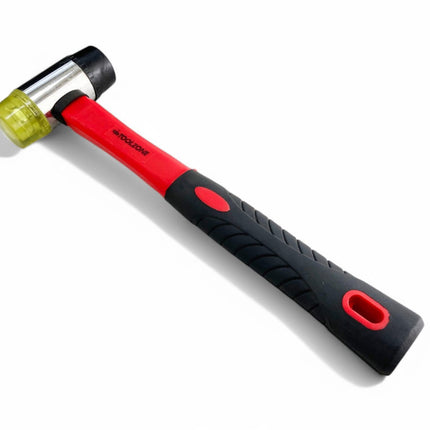 Hammer Rubber And Plastic Face 40mm Fibreglass Handle 330mm - Toolzone KDPHM127