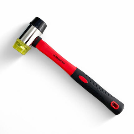 Hammer Rubber And Plastic Face 40mm Fibreglass Handle 330mm - Toolzone KDPHM127