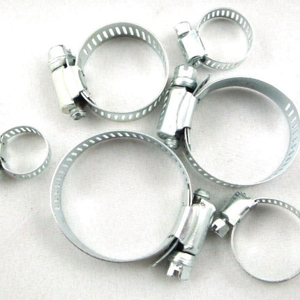 Hose Clamp Set 35pc Stainless Steel 8-44mm - Toolzone KDPHW039