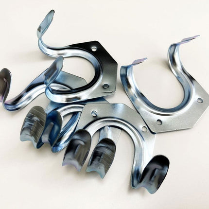 Tool Hook Set 5pc 75mm Height With Fixings - Toolzone KDPHW154