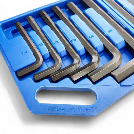 Hex Key Set Jumbo Metric And Af 12pc In Case 40CR - Toolzone KDPHX024