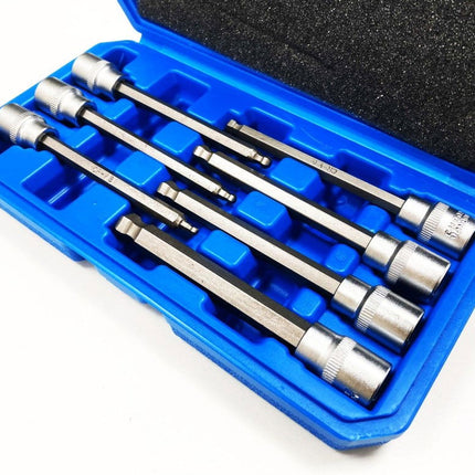 Hex Bit Set Ball End Extra Long 7pc 110mm Chrome Vanadium - Toolzone KDPHX056