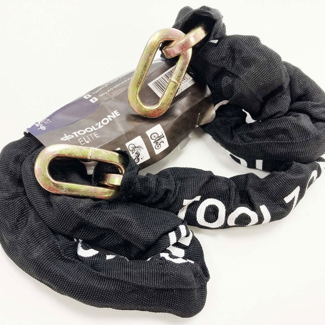 Chain Nylon Covered 1.8m x 10mm Heavy Duty Square Link - Toolzone KDPLK020