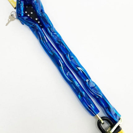 Chain Pvc 1m x 8mm With 50mm Laminated Padlock - Toolzone KDPLK071