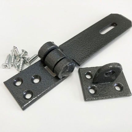 Hasp And Staple Cast Iron 90x30mm 3.8mm Thick - Toolzone KDPLK085