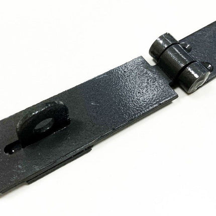 Hasp And Staple Cast Iron 5.5 x 1.5 With Fixings - Toolzone KDPLK103