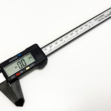 Digital Vernier Carbon Fibre 0-150mm 0-6 - Toolzone KDPMS052