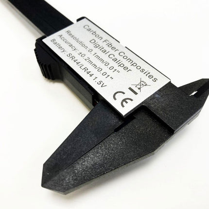 Digital Vernier Carbon Fibre 0-150mm 0-6 - Toolzone KDPMS052